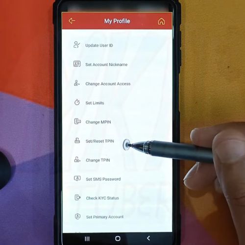 how to reset tpin in pnb one app